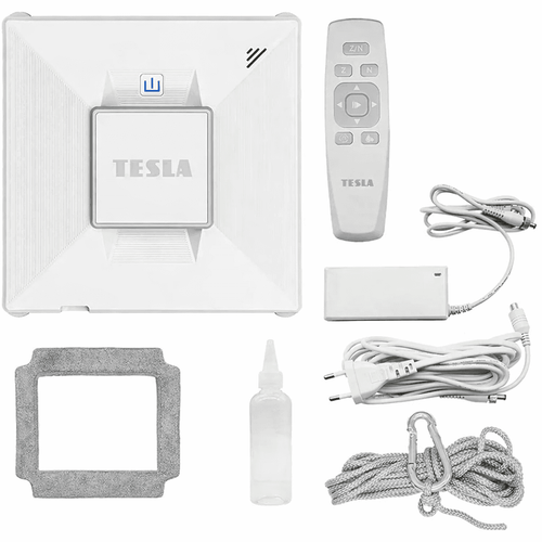Inteligentný čistič okien Tesla RoboStar (na čistenie okien auta, podláh, dlaždíc a iných typov okien), s funkciou rozprašovania vody, výkon 72W/230V/650mAh, podporuje Wi-Fi a je ovládaný na diaľku.