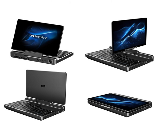 Ultraprenosný mini notebook 2 v 1, 8,8-palcová dotyková obrazovka, rozlíšenie 2,5K, obnovovacia frekvencia 144 Hz, 16 GB RAM, dostupné možnosti úložiska 512 GB/1 TB/2 TB/4 TB.